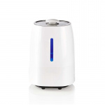 Nedis Luftfuktare | 110 W | Med sval och varm dimma | 5.5 l | Hygrometer | Timer | Lämplig för miljöer upp till: 50 m² | Grå / Vit