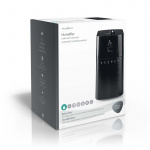 Nedis Luftfuktare | 30 W | Med Cool Mist | 6 l | Hygrometer | Timer | Lämplig för miljöer upp till: 50 m² | Fjärrkontroll | Svart