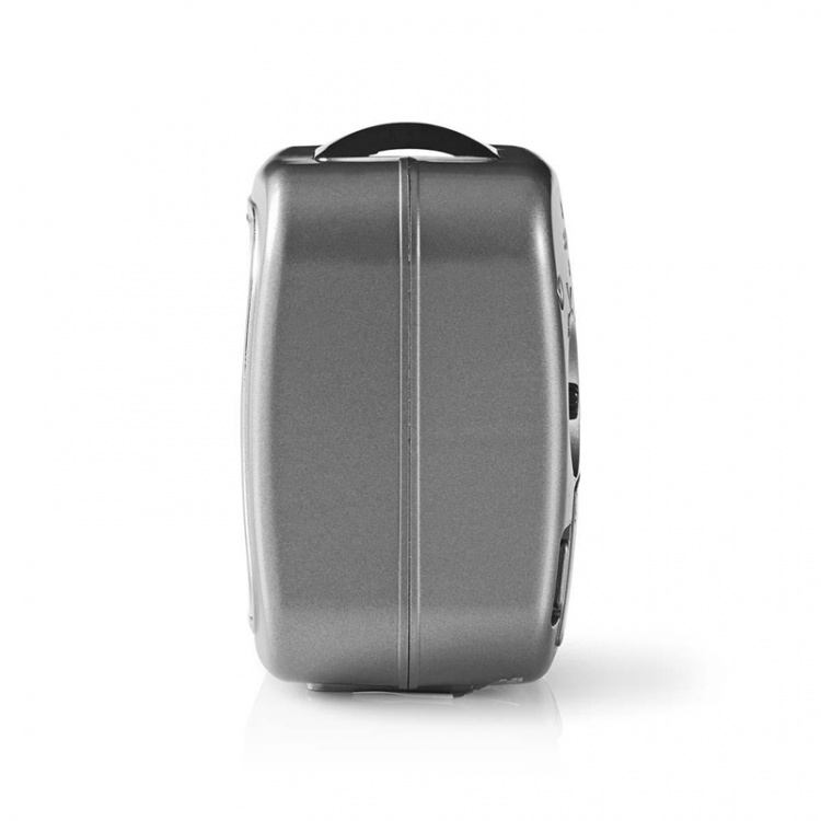 Nedis Analog skrivbords alarmklocka | Snooze-funktion | Bakgrundsbelysning | Grå / Vit