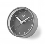 Nedis Analog skrivbords alarmklocka | Snooze-funktion | Grå