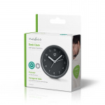 Nedis Analog skrivbords alarmklocka | Snooze-funktion | Grå