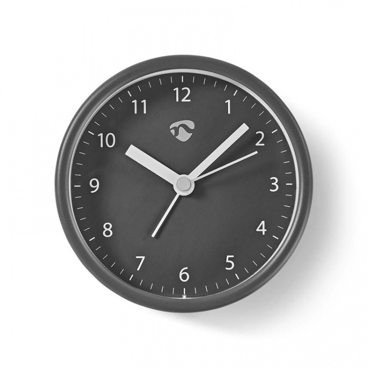 Nedis Analog skrivbords alarmklocka | Snooze-funktion | Grå