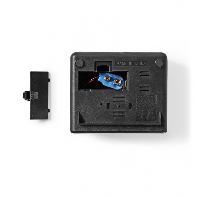 Nedis Digital skrivbords alarmklocka | LED | Snooze-funktion | Svart