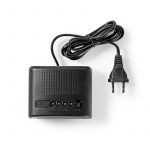 Nedis Digital skrivbords alarmklocka | LED | Snooze-funktion | Svart