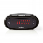 Nedis Digital klockradio | LED | AM / FM | Snooze-funktion | Sov timer | Antal alarm: 2 | Svart Nedis Digital klockradio | LED | AM / FM | Snooze-funktion | Sov timer | Antal alarm: 2 | Svart