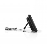 Nedis Digital klockradio | LED | 1x 3.5 mm Audio Input | Tidsprojektion | AM / FM | Snooze-funktion | Sov timer | Antal alarm: 2 | Svart