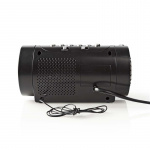 Nedis Digital klockradio | LED | Tidsprojektion | AM / FM | Snooze-funktion | Sov timer | Antal alarm: 2 | Svart Nedis Digital klockradio | LED | Tidsprojektion | AM / FM | Snooze-funktion | Sov timer | Antal alarm: 2 | Svart