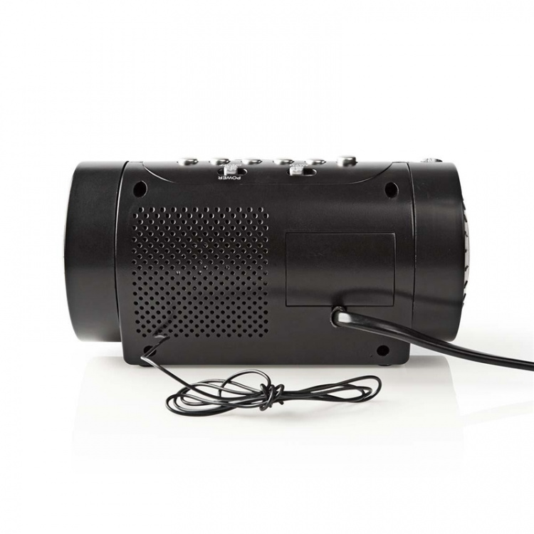 Nedis Digital klockradio | LED | Tidsprojektion | AM / FM | Snooze-funktion | Sov timer | Antal alarm: 2 | Svart Nedis Digital klockradio | LED | Tidsprojektion | AM / FM | Snooze-funktion | Sov timer | Antal alarm: 2 | Svart