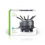 Nedis Fondue set | 6 Personer | 2.3 l | Justerbar temperaturkontroll | 800 W | Touch Handtag | Anti-halk botten | Överhettningsskydd Nedis Fondue set | 6 Personer | 2.3 l | Justerbar temperaturkontroll | 800 W | Touch Handtag | Anti-halk botten | Överhettningsskydd