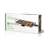 Nedis Teppanyaki Bordsgrill | Bakytan (l x b): 47.5 x 26.5 cm | 5 Värmeinställningar
