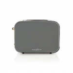 Nedis Brödrost | Soft Touch Serie | 2 Brödskivor | 2 Skivor | Brunhetsgrad: 6 | Avfrostingsfunktion | Grå Nedis Brödrost | Soft Touch Serie | 2 Brödskivor | 2 Skivor | Brunhetsgrad: 6 | Avfrostingsfunktion | Grå