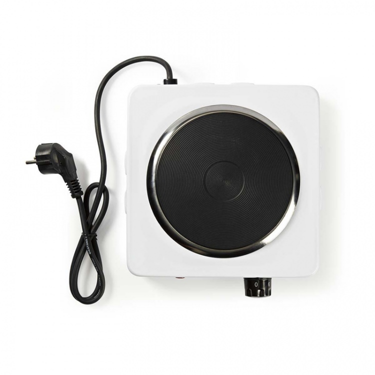 Nedis Elektrisk kokplatta | Matlagningszoner: 1 | 1500 W | Överhettningsskydd | Vit Nedis Elektrisk kokplatta | Matlagningszoner: 1 | 1500 W | Överhettningsskydd | Vit