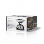 Nedis Köksvåg | Analog | Rostfritt stål | Avtagbar skål | Svart Nedis Köksvåg | Analog | Rostfritt stål | Avtagbar skål | Svart