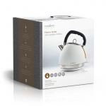 Vattenkokare | 1.8 l | Soft-Touch | Vit