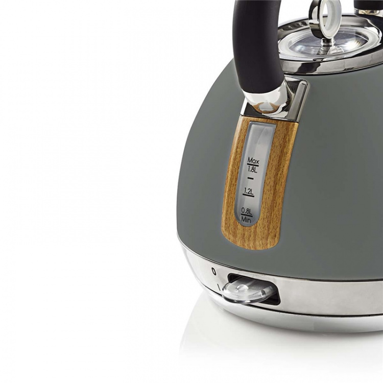 Nedis Vatten kokare | 1.8 l | Soft-Touch | Grå | Roterbar 360 grader | Dolt värmeelement | Strix® kontroll | Koka-tort funktion Nedis Vatten kokare | 1.8 l | Soft-Touch | Grå | Roterbar 360 grader | Dolt värmeelement | Strix® kontroll | Koka-tort funktion