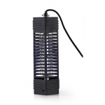 Nedis Mosquito Stop ljusfälla | 6 W | Lamptyp: F6T5/BL | Effektiv räckvidd: 50 m² | Svart Nedis Mosquito Stop ljusfälla | 6 W | Lamptyp: F6T5/BL | Effektiv räckvidd: 50 m² | Svart