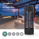 Nedis Mosquito Stop ljusfälla | 6 W | Lamptyp: F6T5/BL | Effektiv räckvidd: 50 m² | Svart Nedis Mosquito Stop ljusfälla | 6 W | Lamptyp: F6T5/BL | Effektiv räckvidd: 50 m² | Svart