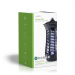 Nedis Mosquito Stop ljusfälla | 18 W | Lamptyp: 2G11 18W PL/BL | Effektiv räckvidd: 150 m² | Svart