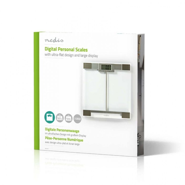 Personvåg, digital | Härdat glas