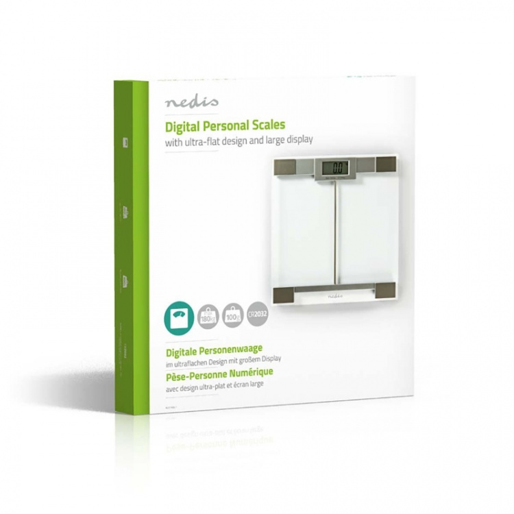 Personvåg, digital | Härdat glas