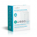 Nedis SmartLife Strömbrytare | Parasoll / Ridå / Slutare | Väggfäste | 300 W | Android™ / IOS | Glas | Vit Nedis SmartLife Strömbrytare | Parasoll / Ridå / Slutare | Väggfäste | 300 W | Android™ / IOS | Glas | Vit