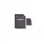 Nedis microSD-minneskort | microSDXC | 64 GB | Skrivhastighet: 50 MB/s | Läshastighet: 100 MB/s | UHS-I | SD-adapter ingår