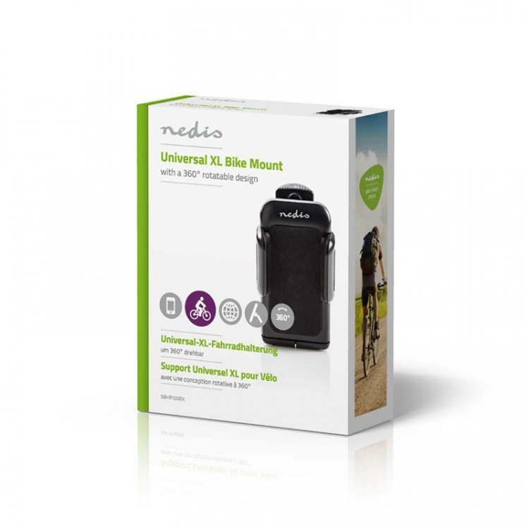 Universal XL Telefonfäste Cykel Använd Svart