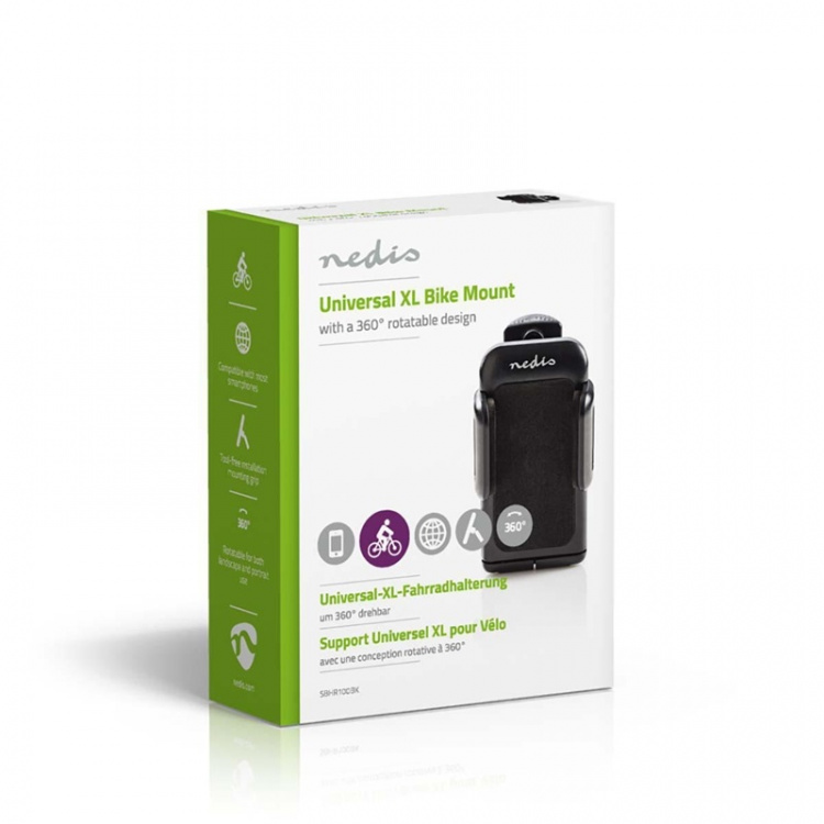 Universal XL Telefonfäste Cykel Använd Svart