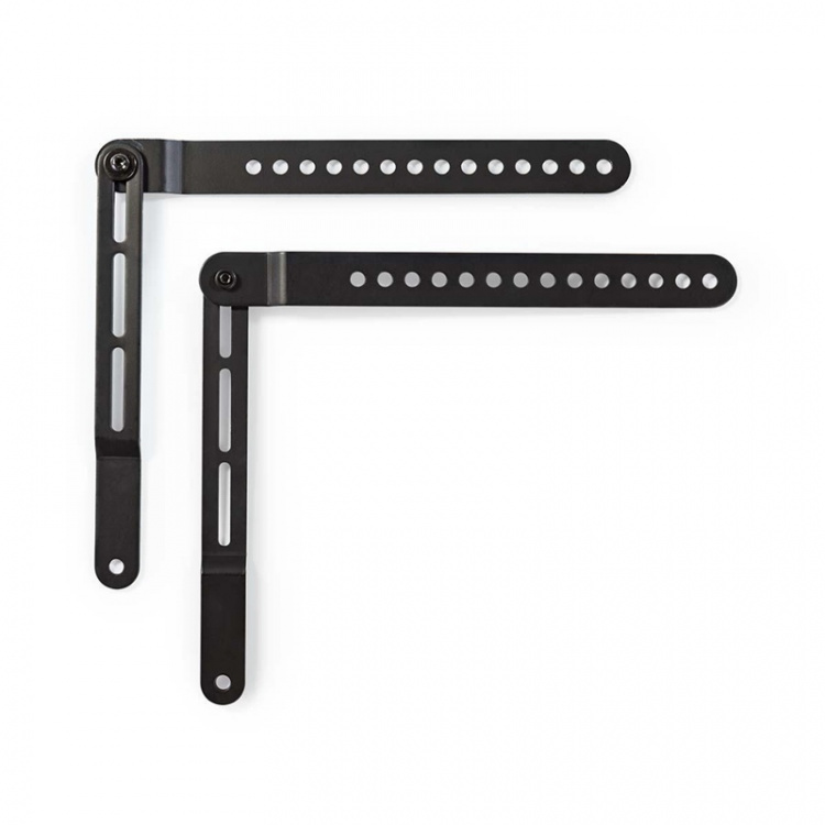 Nedis Soundbar Fäste | Kompatibel med: Universell | Ansluten till TV:n | 10 kg | Roterbar | Stål | Svart