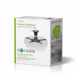 Nedis Projektor Fäste | Fullständigt justerbar | 10 kg | Roterbar | Går att tilta | Stål | Svart Nedis Projektor Fäste | Fullständigt justerbar | 10 kg | Roterbar | Går att tilta | Stål | Svart