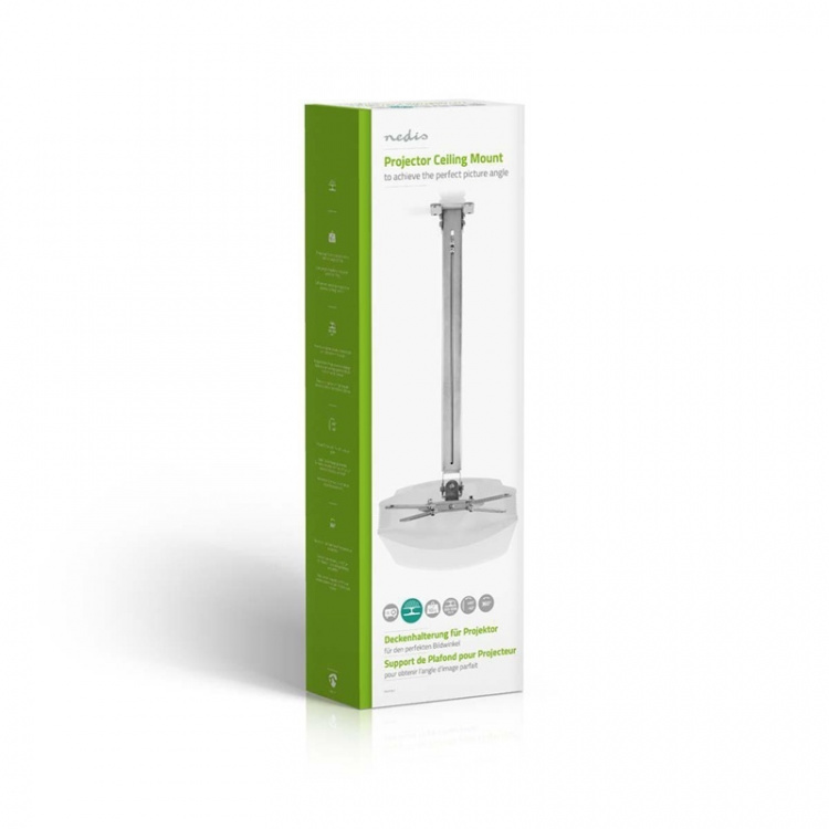 Nedis Projektor Fäste | Fullständigt justerbar | 10 kg | Roterbar | Går att tilta | Stål | Silver Nedis Projektor Fäste | Fullständigt justerbar | 10 kg | Roterbar | Går att tilta | Stål | Silver