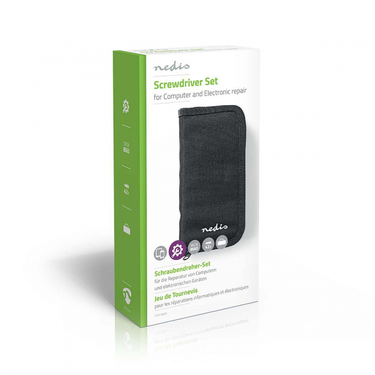 Nedis Phone/tablet repair set | 51-in-1 | Läsplatta / PC / Smartphone