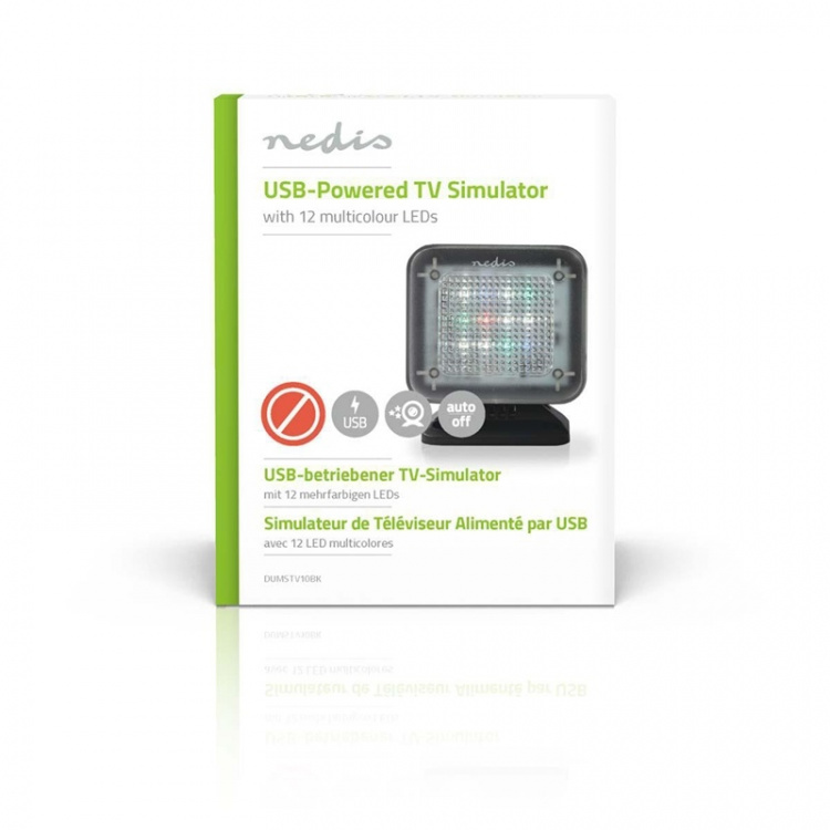 Nedis TV Simulator | USB ström | Inomhus | Svart