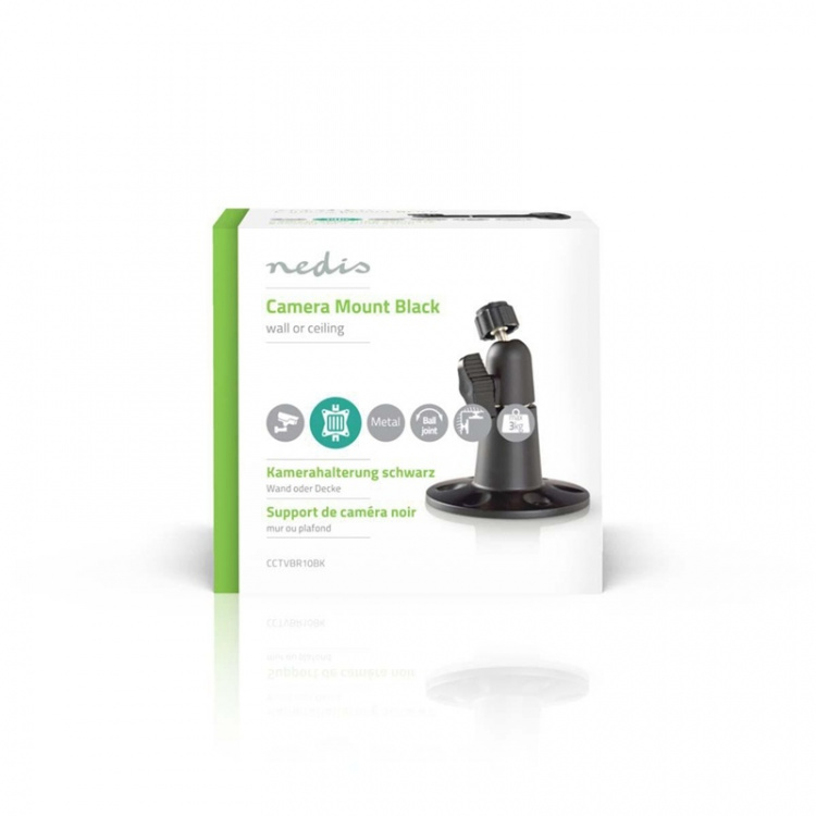 Nedis Kamerahållare | Lutningsvinkel: 90 ° | Maxvikt: 3 kg | Stål | Svart Nedis Kamerahållare | Lutningsvinkel: 90 ° | Maxvikt: 3 kg | Stål | Svart