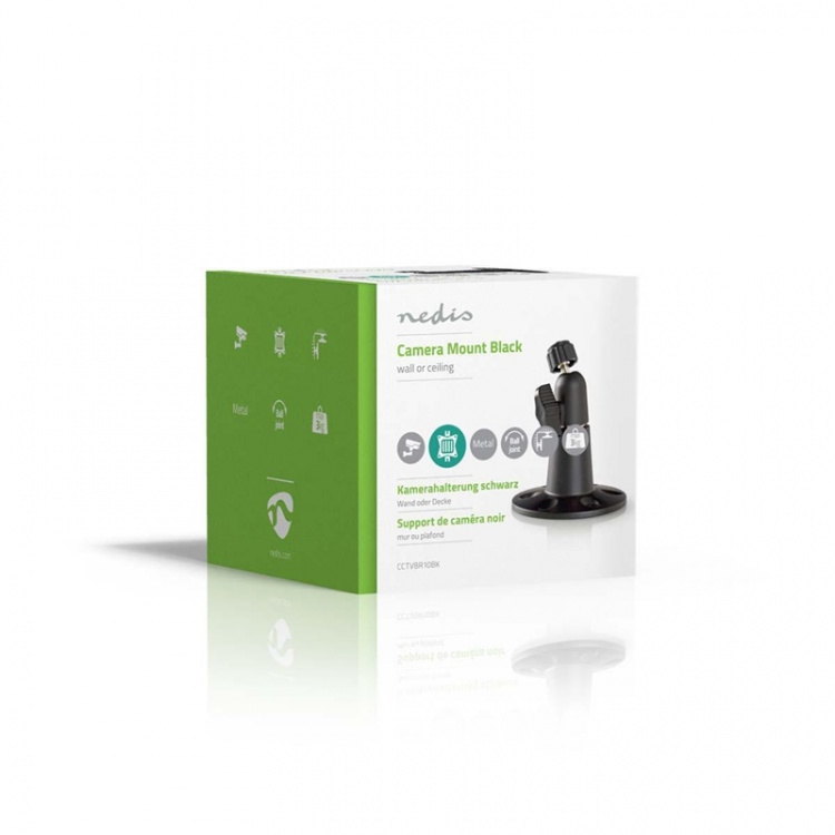 Nedis Kamerahållare | Lutningsvinkel: 90 ° | Maxvikt: 3 kg | Stål | Svart Nedis Kamerahållare | Lutningsvinkel: 90 ° | Maxvikt: 3 kg | Stål | Svart