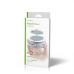 Nedis Montering av detektor | Diameter: 70 mm | Magnetisk | Tejp | Silver
