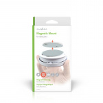 Nedis Montering av detektor | Diameter: 70 mm | Magnetisk | Tejp | Silver