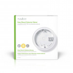 Nedis Montering av detektor | Diameter: 128 mm | Skruv och plugg | Vit