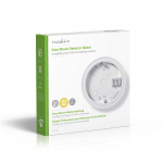 Nedis Montering av detektor | Diameter: 128 mm | Skruv och plugg | Vit