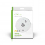 Nedis Värme Alarm | Batteridriven | Batterilängd upp till: 1 år | Med testknapp | 85 dB | ABS | Vit