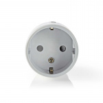 Nedis SmartLife Smart Plug | Wi-Fi | IP21 | Strömmätare | 2500 W | Jordad kontakt / Typ F (CEE 7/7) | -10 - 40 °C | Android™ / IOS | Vit | 1 st