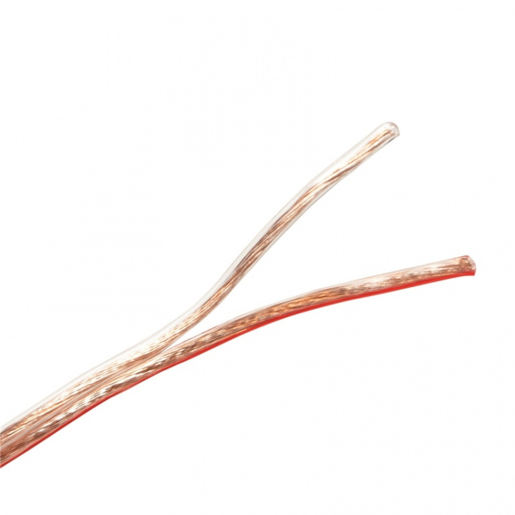 LogiLink Högtalarkabel 2x2,5 mm² 25m Transparent