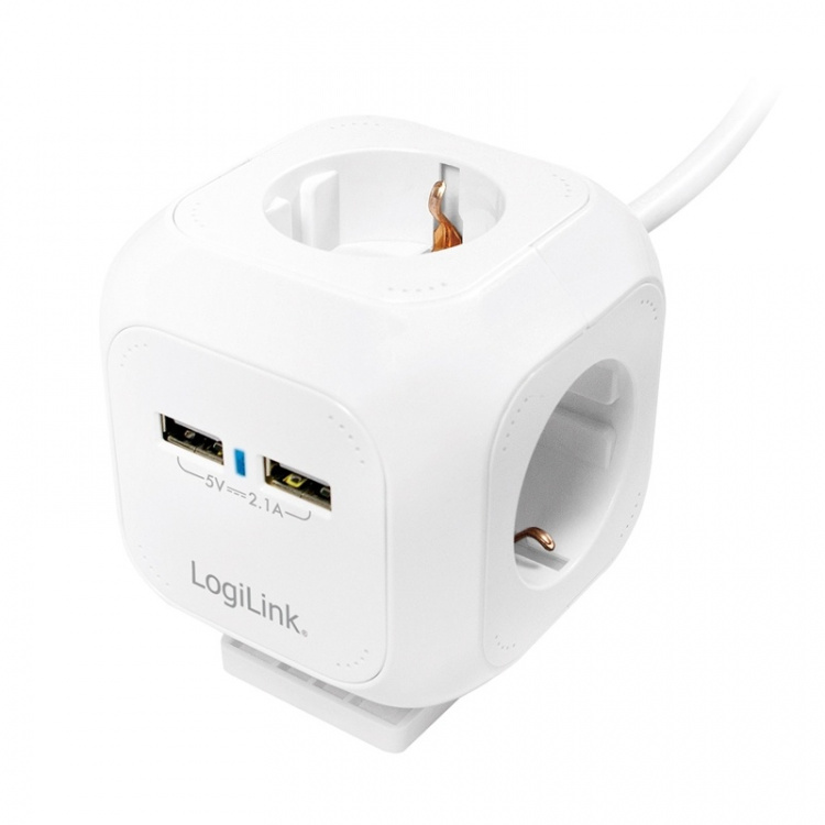 LogiLink Power Cube Multi-grenuttag