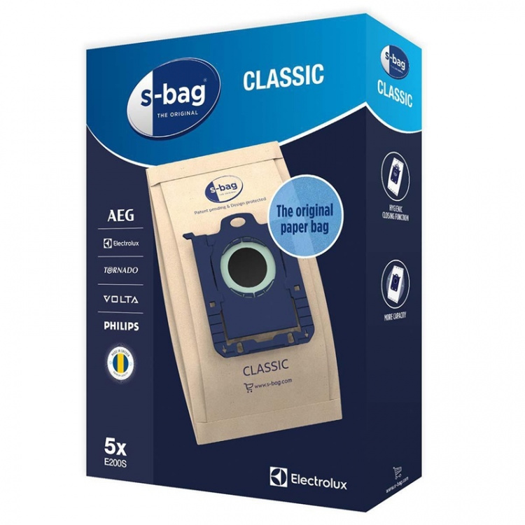 Electrolux E200S s-bag Dammsugarpåse 5 st
