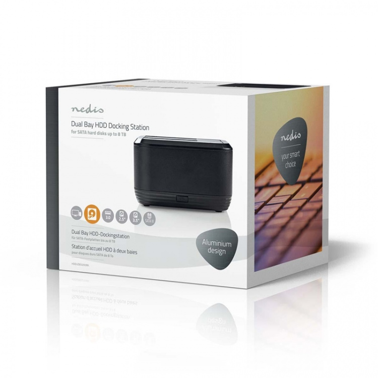 Hårddiskdockningsstation | USB 3.0 | SATA