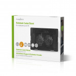 Nedis Notebook Stand | Antal fläktar: 2 | USB ström | Antal vinklar: 4 | 18 