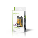 Nedis Phone/tablet repair set | 17-in-1 | Läsplatta / PC / Smartphone | Philips bits | Slitsade bits | Pentalobe-bits | Tri-wing-bits Nedis Phone/tablet repair set | 17-in-1 | Läsplatta / PC / Smartphone | Philips bits | Slitsade bits | Pentalobe-bits | Tri-wing-bits