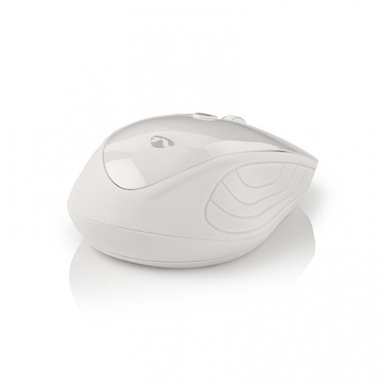 Trådlös mus | 1 000 DPI | 3 knappar | Vit