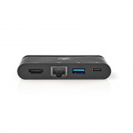 Datorhubb | USB typ C | USB-C/USB 3.0/HDMI/Gigabit Ethernet
