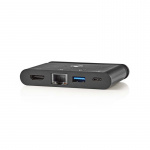 Datorhubb | USB typ C | USB-C/USB 3.0/HDMI/Gigabit Ethernet